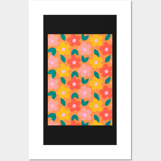 Ditsy Floral Print Posters and Art